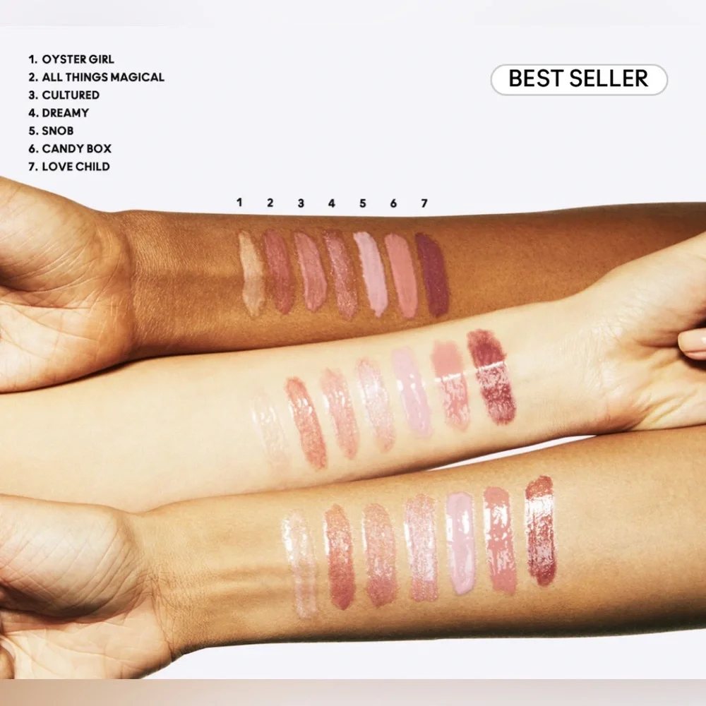 Mac Cosmetics Oyster Girl Pink Lipglass Brand New in Box Authentic